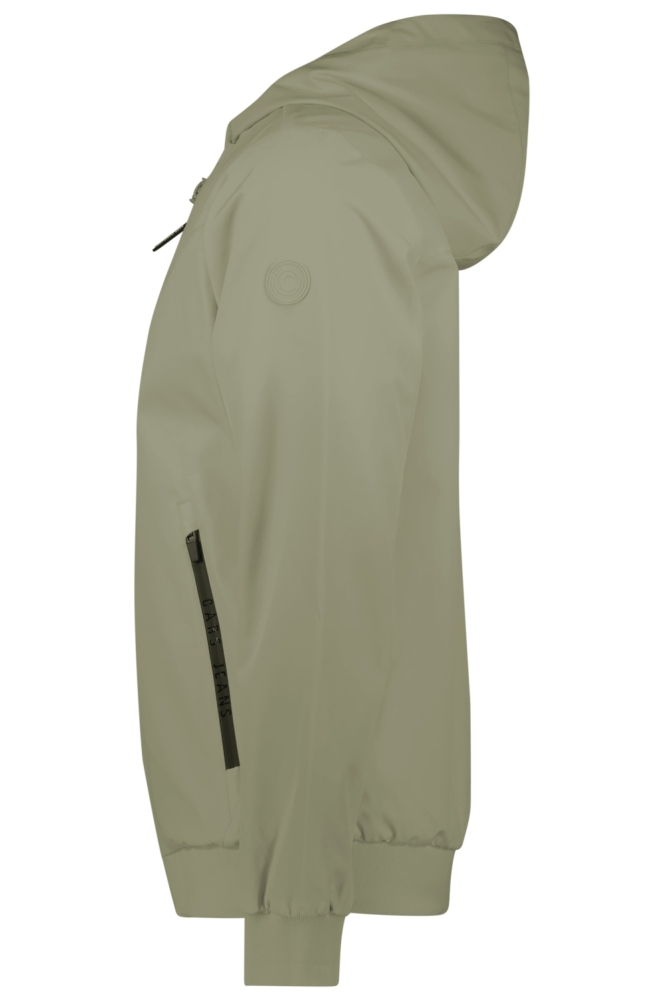 Cars groene heren jas | Zijaanzicht