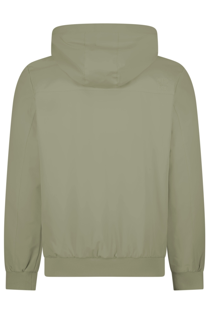 Cars groene heren jas | Achteraanzicht