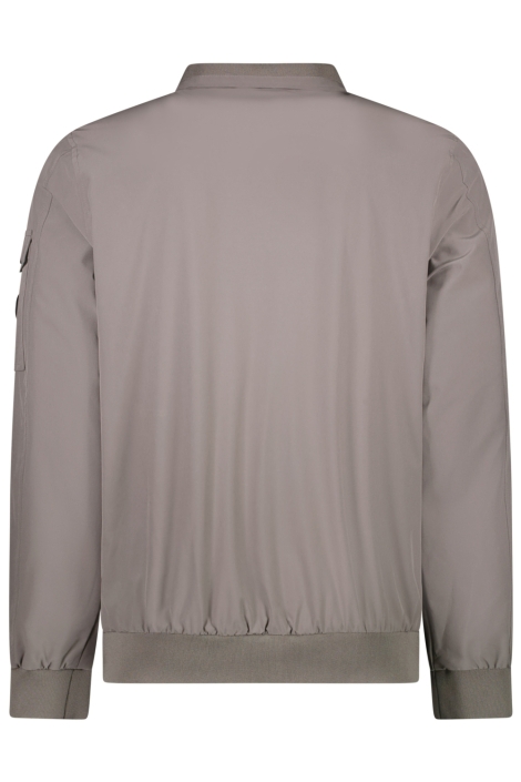 Cars taupe heren jas | Achteraanzicht