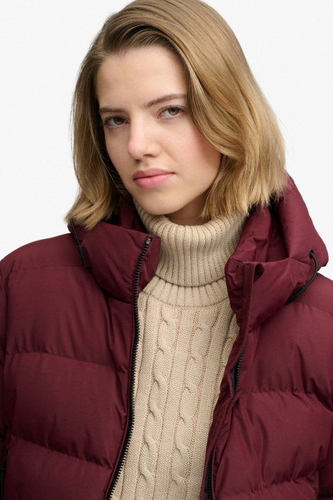 Superdry bordeaux dames jas | Close up