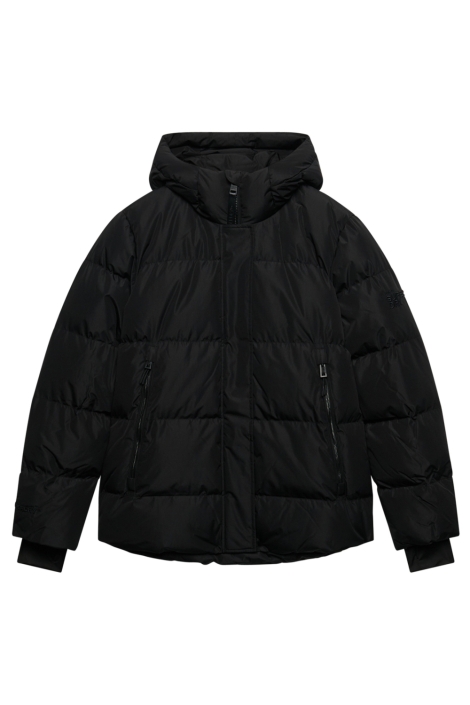 Superdry zwarte dames jas | Vooraanzicht