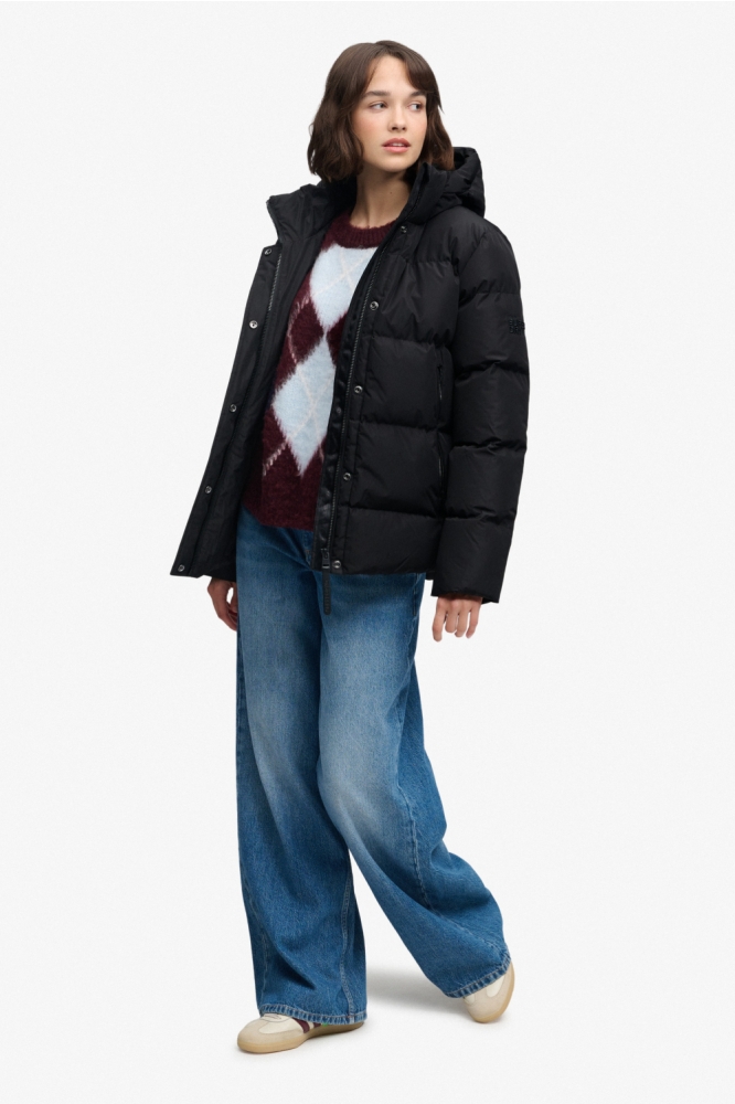 Superdry zwarte dames jas | Model