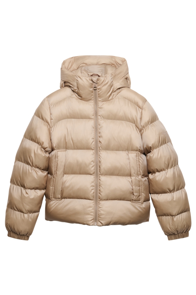 Superdry beige dames jas | Vooraanzicht