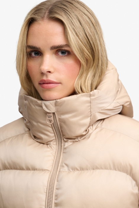 Superdry beige dames jas | Kleurstaal