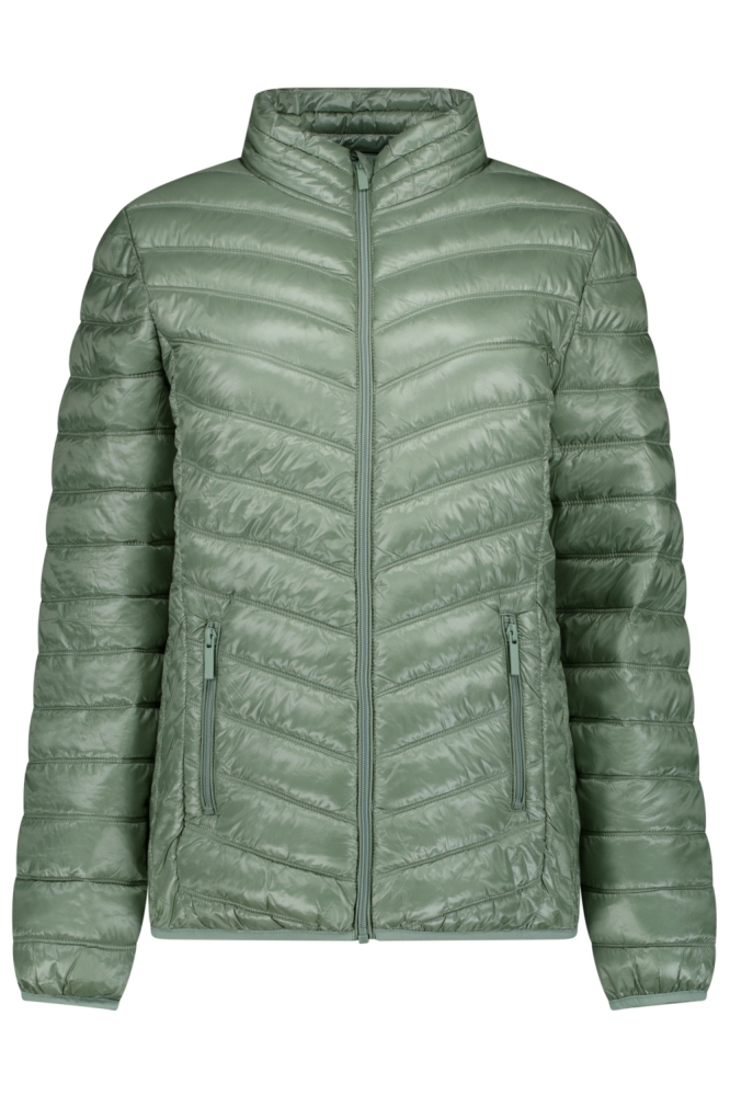 Cars groene dames jas | Vooraanzicht