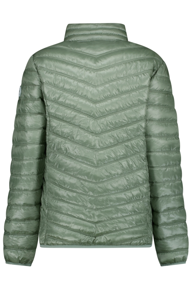 Cars groene dames jas | Achteraanzicht