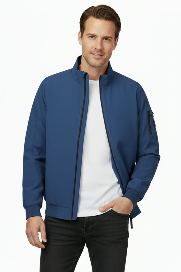 Cars yetur polyester/ elestan navy Blauw