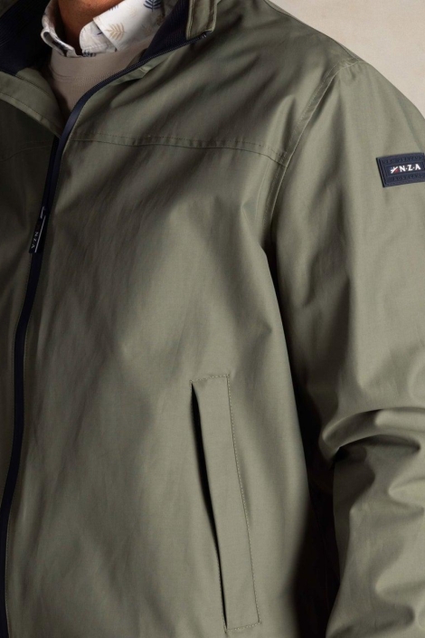 NZA groene heren jas | Close up