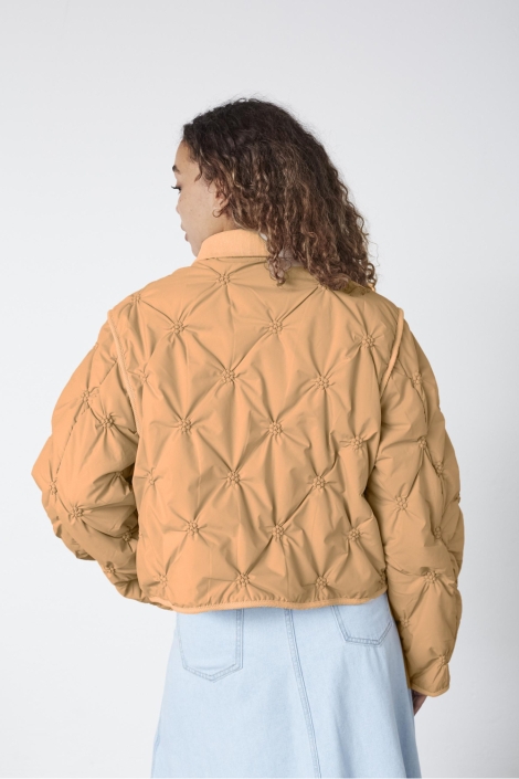 SisterS point zand dames jas | Model achteraanzicht