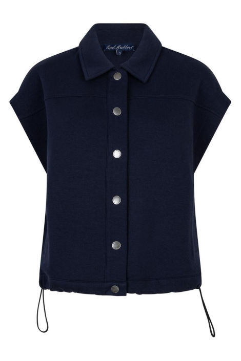 Red Button blauwe dames gilet | Vooraanzicht