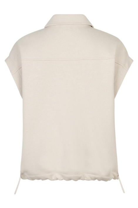 Red Button ecru dames gilet | 