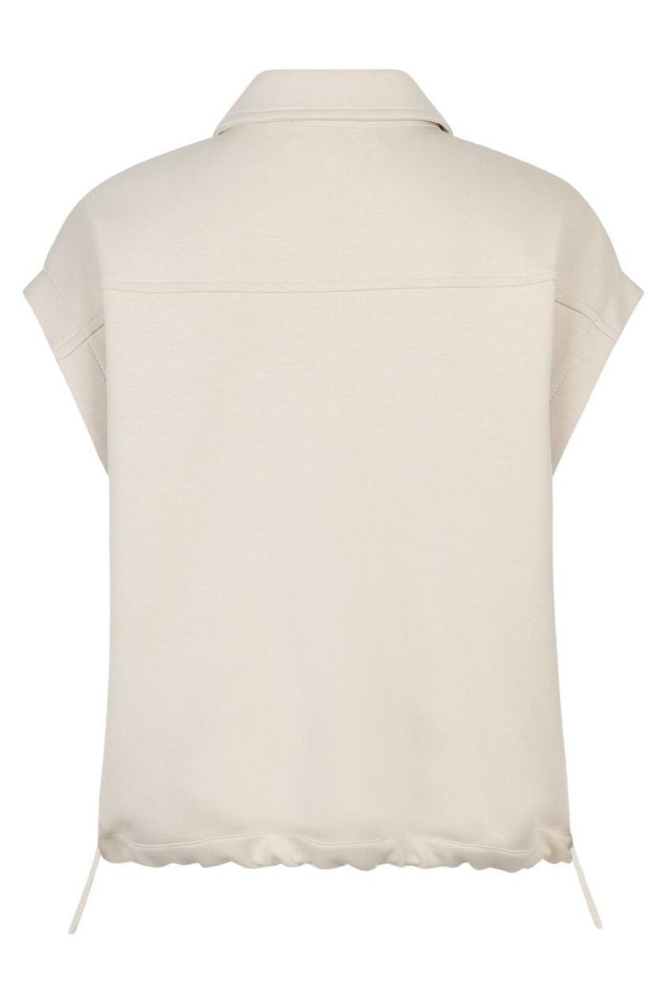 Red Button ecru dames gilet | 