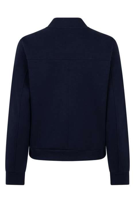 Red Button blauwe dames vest | Achteraanzicht