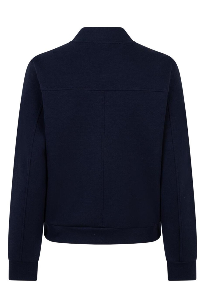 Red Button blauwe dames vest | Achteraanzicht