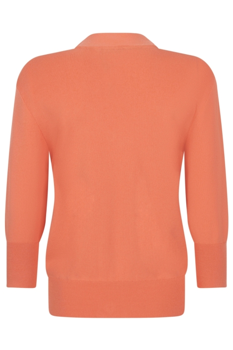 Zoso oranje dames vest | Achteraanzicht