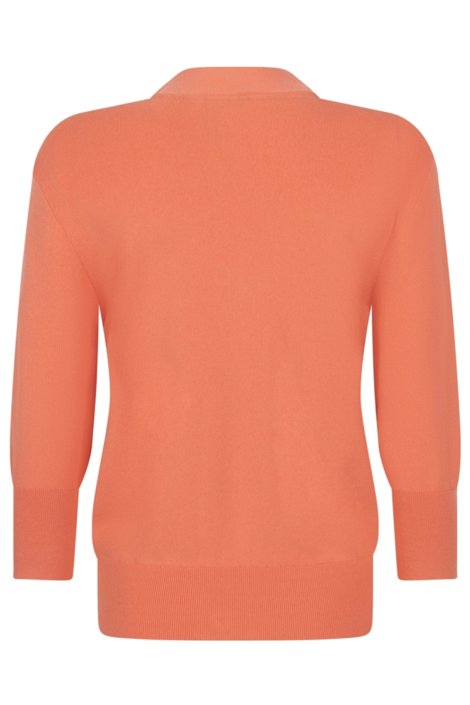 Zoso oranje dames vest | Achteraanzicht