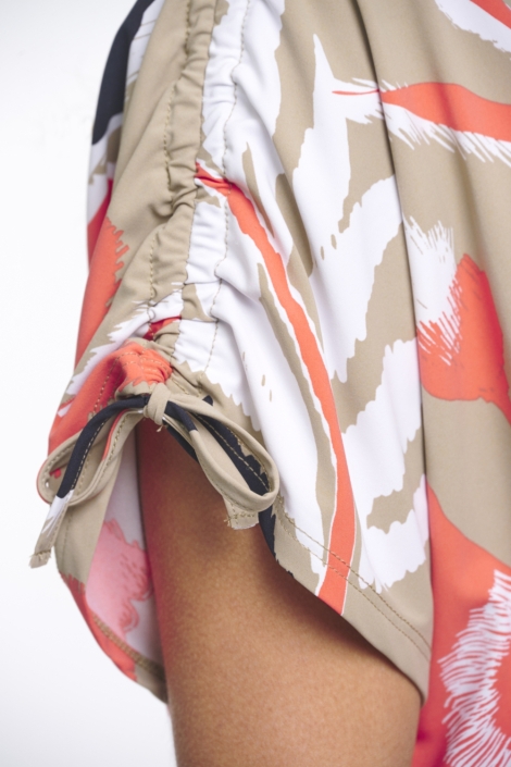 Zoso groene dames blouse | Close up