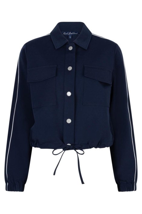 Red Button blauwe dames vest | Vooraanzicht