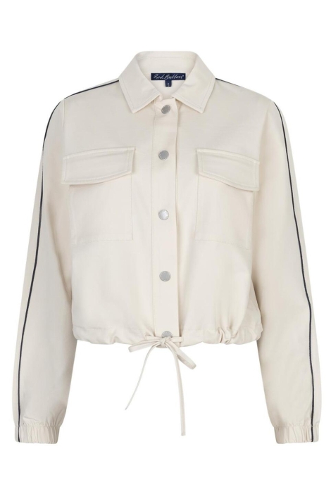 Red Button ecru dames vest | Vooraanzicht