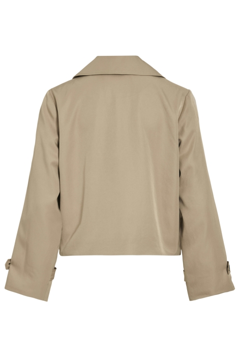 Vila camel dames jas | Achteraanzicht