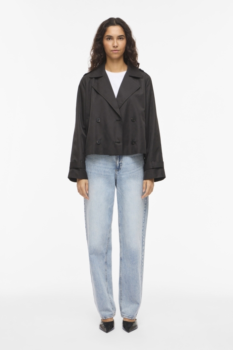 Vila zwarte dames jas | Model