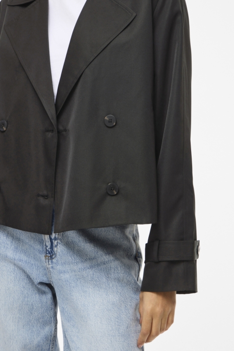 Vila zwarte dames jas | Unique Selling Point