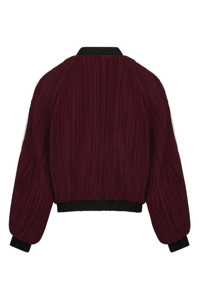 EsQualo bordeaux dames jas | Achteraanzicht