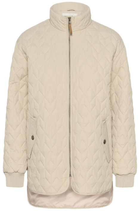 Kaffe ecru dames jas | Vooraanzicht