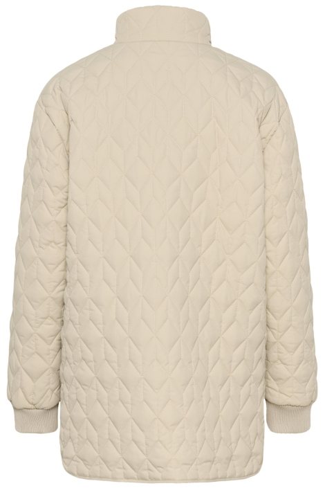 Kaffe ecru dames jas | Achteraanzicht