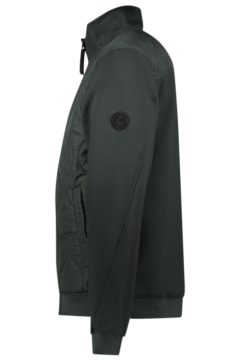 Cars groene heren jas | Zijaanzicht