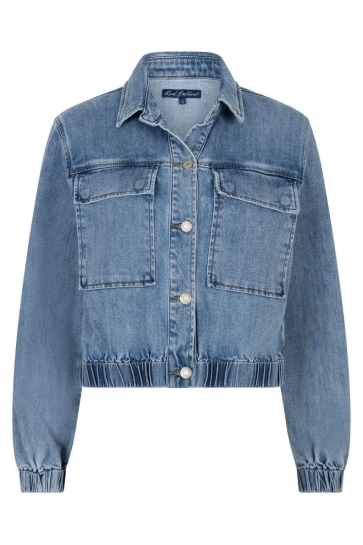 Red Button JUNO JACKET DENIM SRB4868 Light Stone