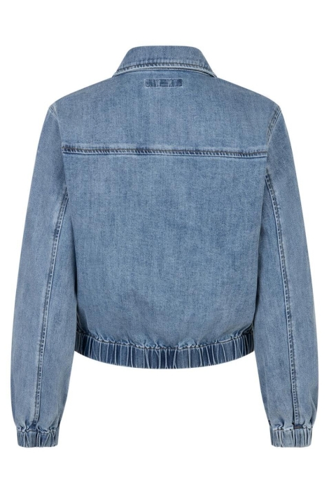 Red Button blauwe dames jas | Achteraanzicht