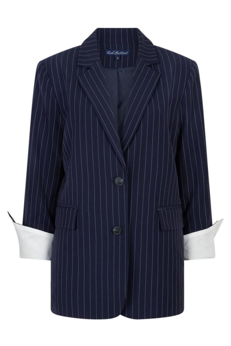 Red Button blauwe dames blazer | Vooraanzicht