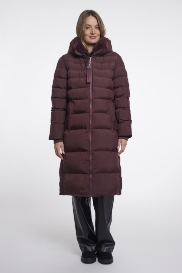 Rino & Pelle Jas KEILA FAUX FUR JAS 7002612 11122 fudge cloak