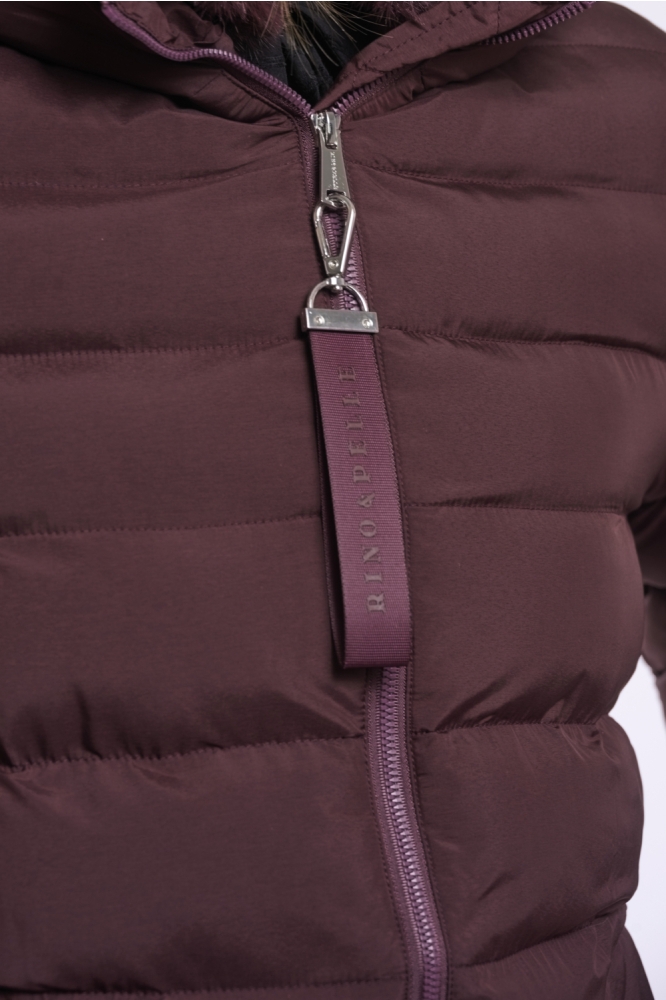 Rino & Pelle bordeaux dames jas | Kleurstaal