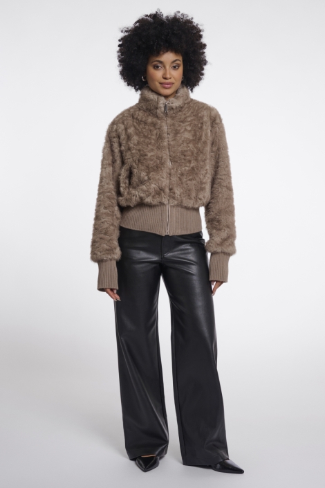 Rino & Pelle bruine dames jas | Model