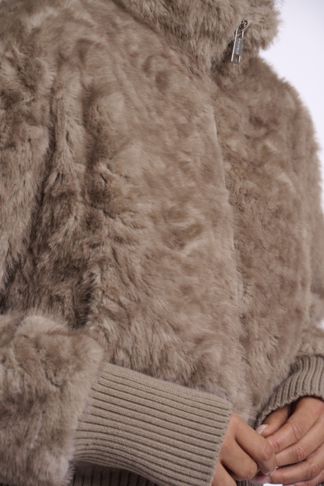 Rino & Pelle bruine dames jas | Kleurstaal