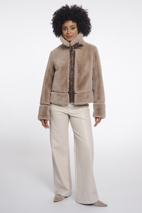 Rino & Pelle beige dames jas | Model