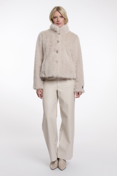 Rino & Pelle beige dames jas | Model