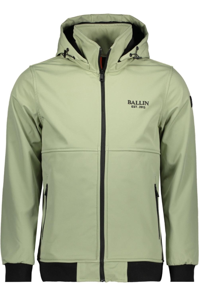 Ballin groene heren jas | Vooraanzicht