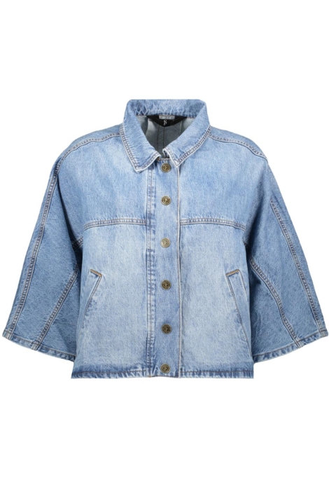 SisterS point blauwe dames jas | Vooraanzicht