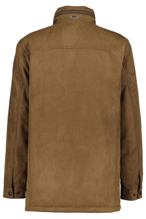 Donders bruine heren jas | Achteraanzicht