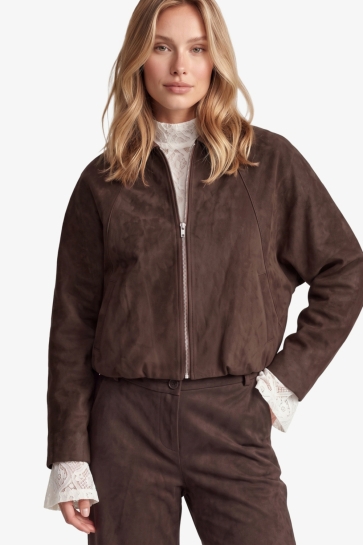 Fluresk ginny jacket Bruin
