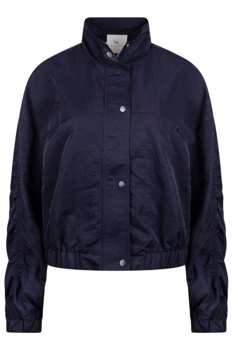 Nukus blauwe dames jas | Vooraanzicht