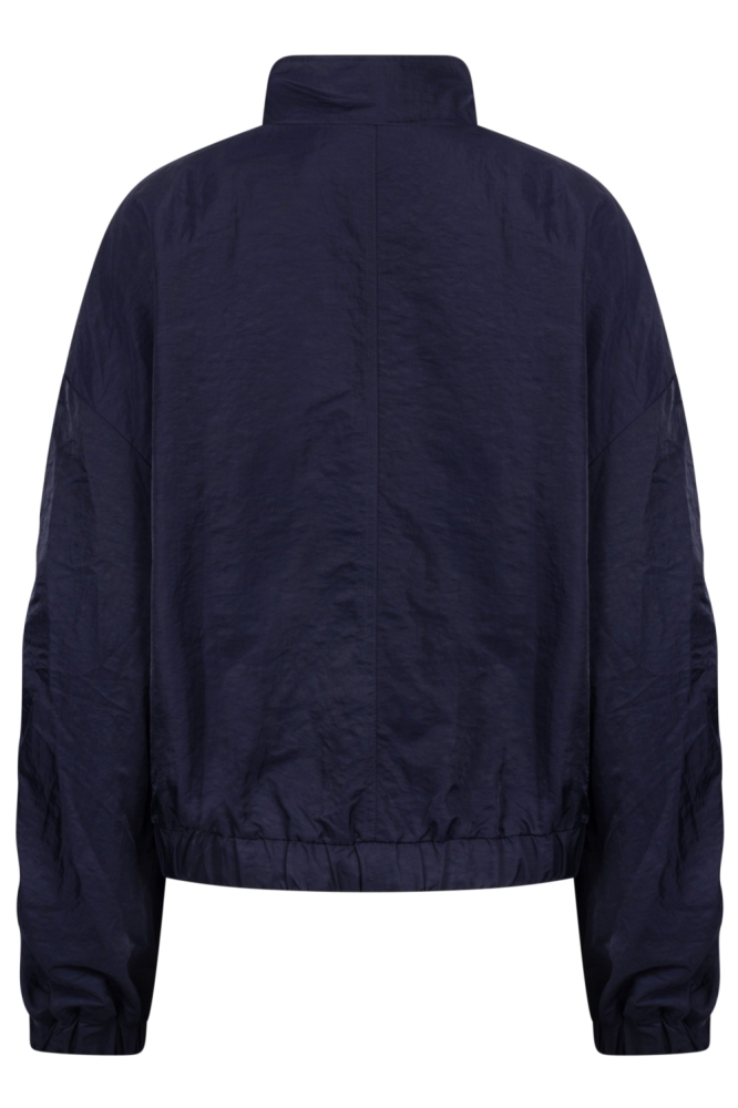 Nukus blauwe dames jas | Achteraanzicht