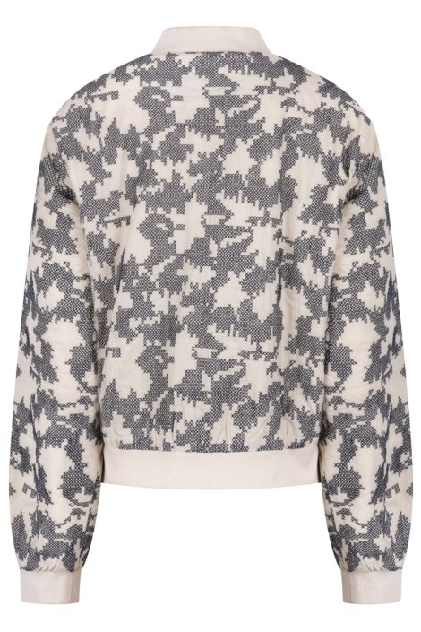 Nukus beige dames jas | Achteraanzicht