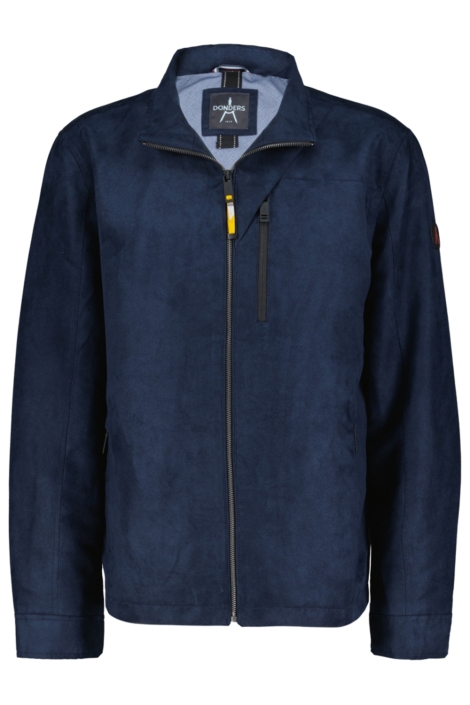 Donders blauwe heren jas | Vooraanzicht
