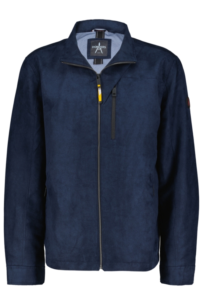Donders blauwe heren jas | Vooraanzicht