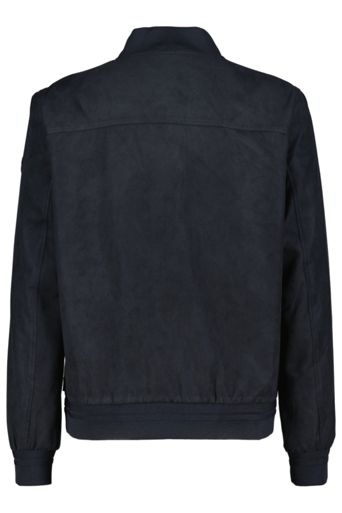 Donders blauwe heren jas | Achteraanzicht