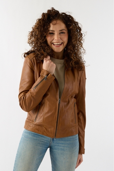 Donders 57497 - leather jacket Cognac